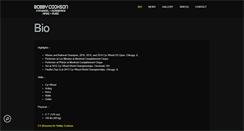 Desktop Screenshot of bobbycookson.com